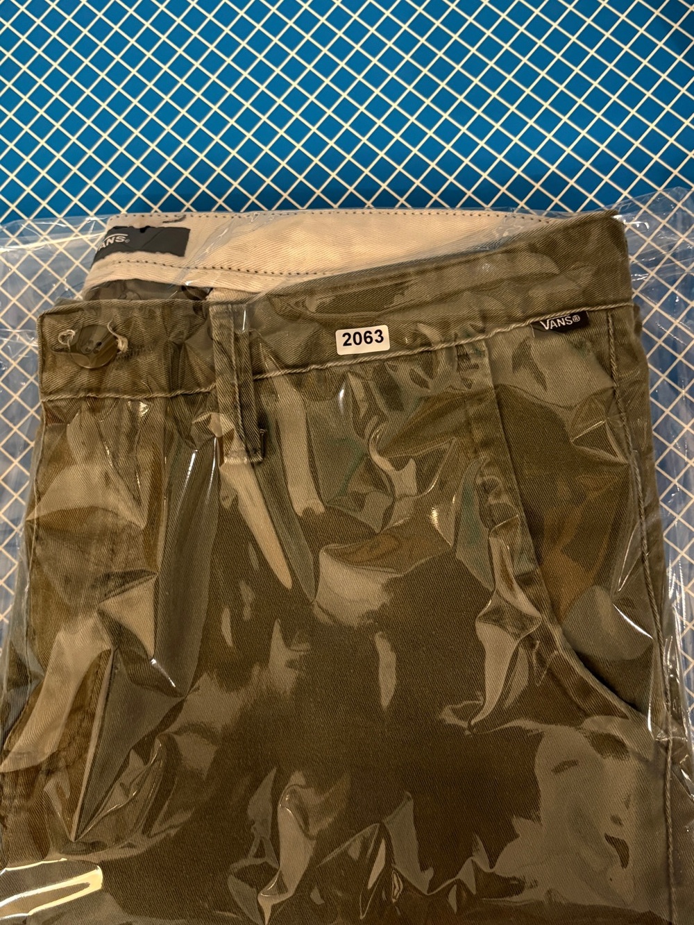 Vans Authentic Chino Stretch Pants Grape Leaf Olive Green Men’s 32 - Picture 13 of 13